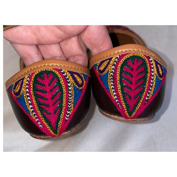 Fuchsia Olivia Embroidered Ballet Flats - Size 6R -‎ New without Tag - Picture 4 of 10